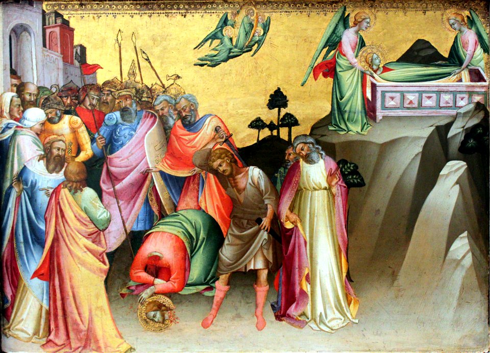 1390 Monaco Enthauptung Katharina von Alexandrien anagoria