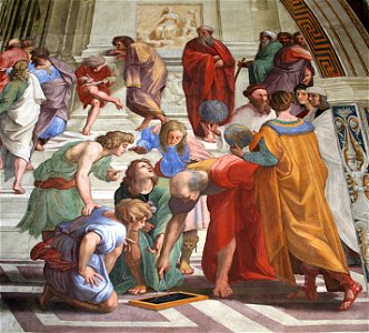 0 Chambre de Raphaël - École d'Athènes - Musées du Vatican (1). Free illustration for personal and commercial use.