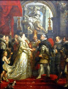 0 Mariage par procuration de Marie de Médicis et de HenriI IV - P.P. Rubens 2
