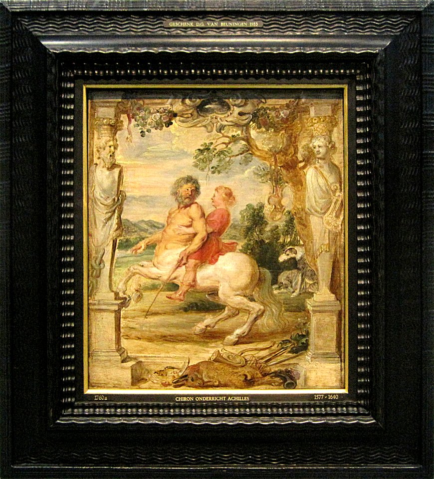 0 Le Centaure Chiron et son élève - P.P. Rubens (1)