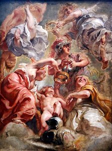 0 L'Angleterre et l'Écosse avec Minerve et l'Amour - P.P. Rubens (1)