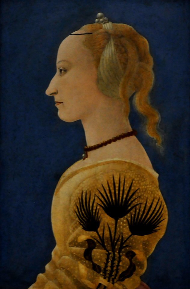 Alesso Baldovinetti (1425–1499) Portret van een dame - National Gallery Londen 5-3-2015 12-05-24