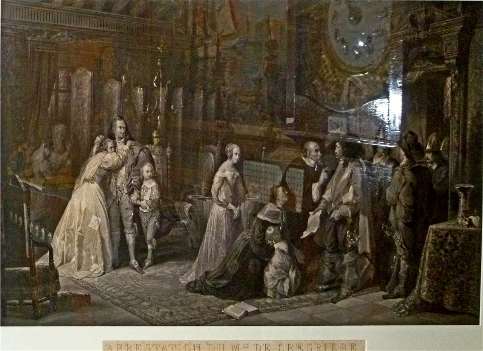 Alfred Johannot - L'arrestation du Mr. de Crespière