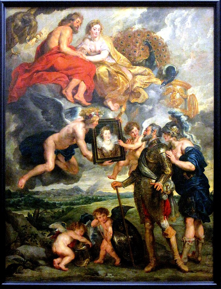 0 Henri IV reçoit le portrait de Marie de Médicis - P.P. Rubens - 1771 - Louvre 1