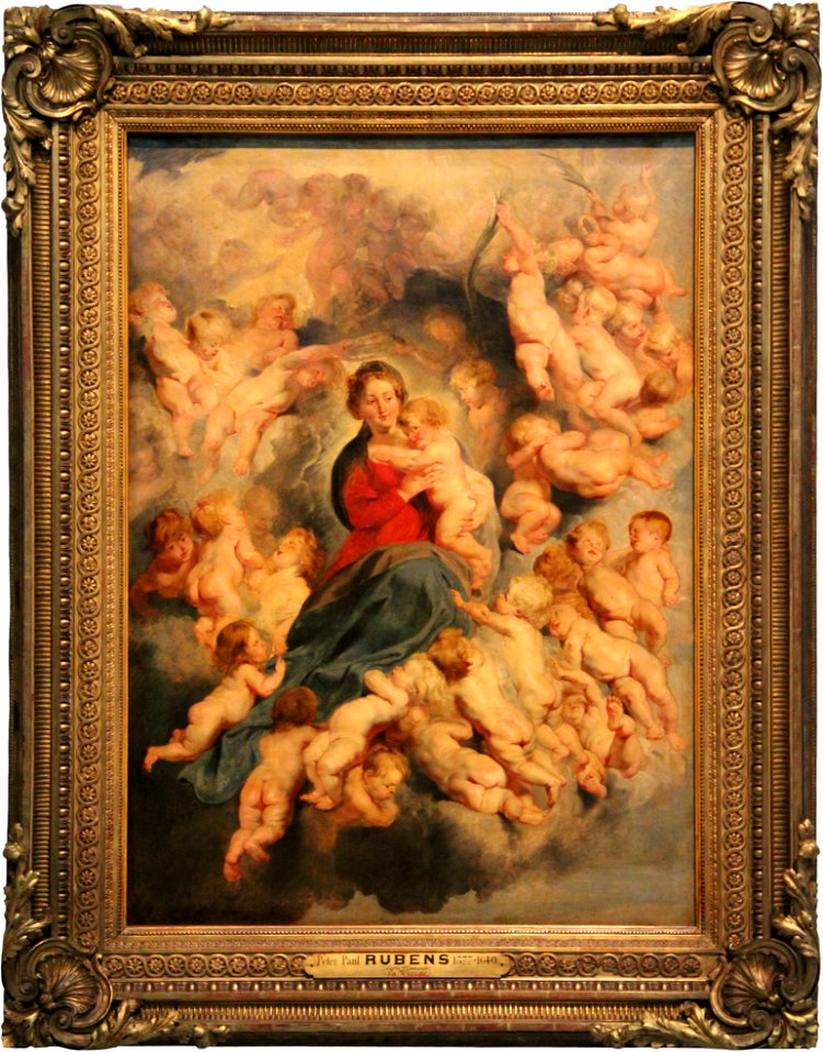 0 La Vierge à l'Enfant entourée des saints Innocents - Louvre - Inv 1753 - (1)