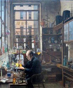 In the Laboratory by Henry Alexander, c. 1885-87