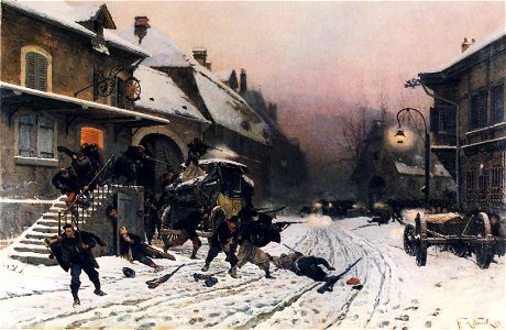 Alphonse Marie Deneuville - The Attack at Dawn