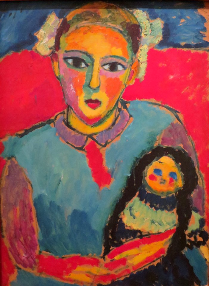 'Child with Doll' by Alexej Jawlensky, Norton Simon Museum