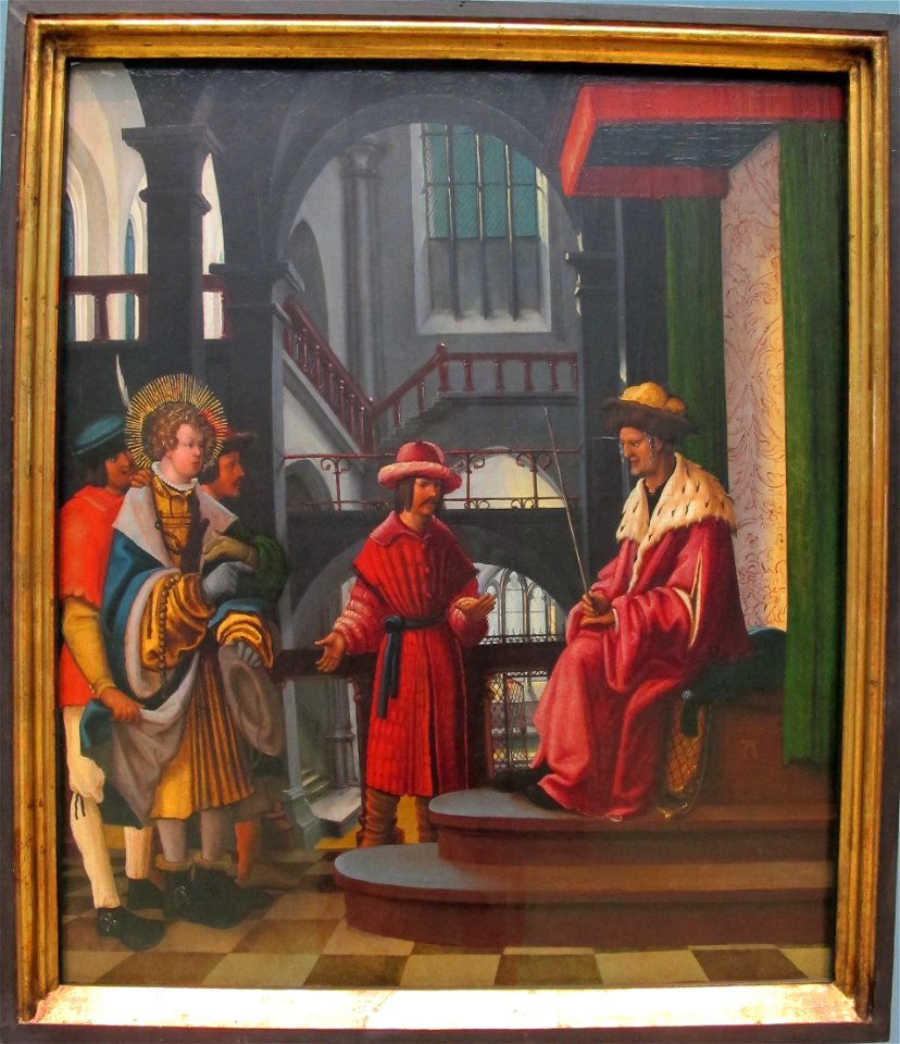 Albrecht altdorfer, presentazione di san floriano, 1520 ca, 01