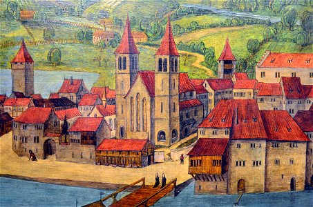 Altartafeln von Hans Leu d.Ä. (Haus zum Rech) - linkes Limmatufer - Münsterhof-Fraumünster-Kratzquartier 2013-04-03 16-21-00