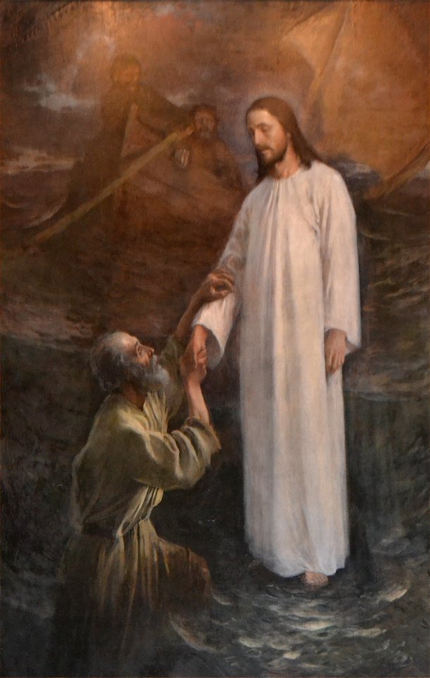 Altar piece of Taulumäki Church by Eero Järnefelt