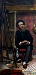 Almeida Júnior - Descanso do Modelo (pintor)
