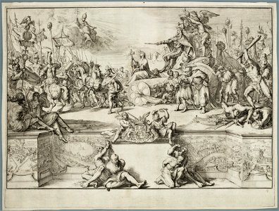 Allegorie op de overwinningen van Leopold I. NL-HlmNHA 53009108