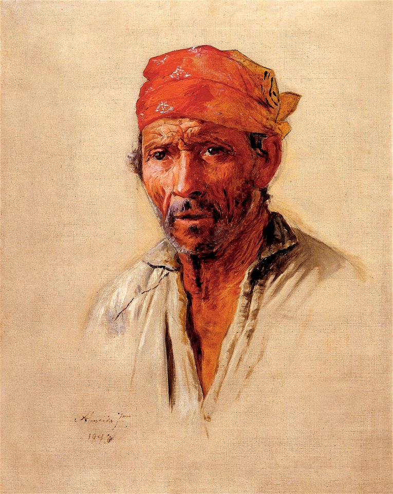 Almeida Júnior - Estudo para cabeça de caipira