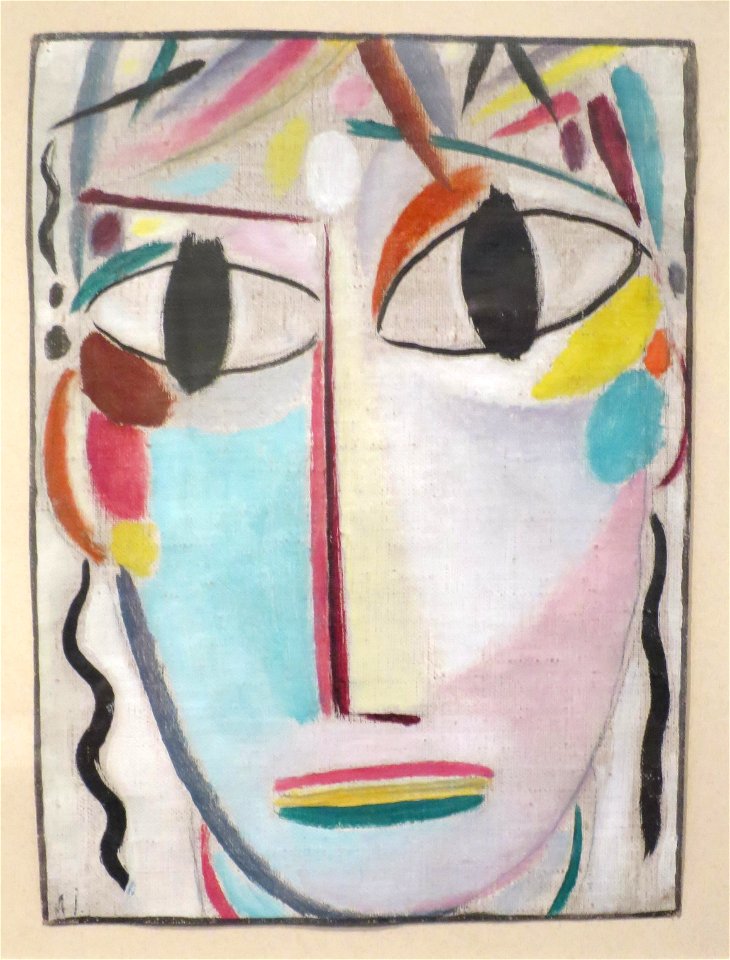 'The Young Christ' by Alexej von Jawlensky, 1920-21, LACMA