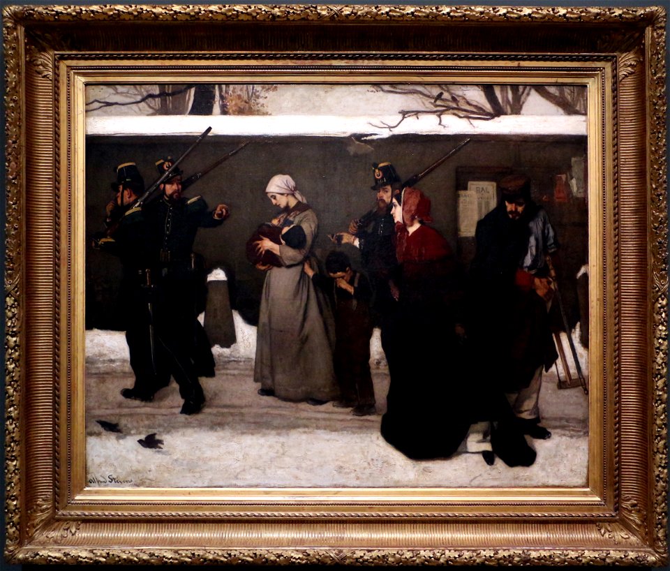 Alfred stevens, quello che si dice vagabondaggio (i cacciatori di vincennes), 1854