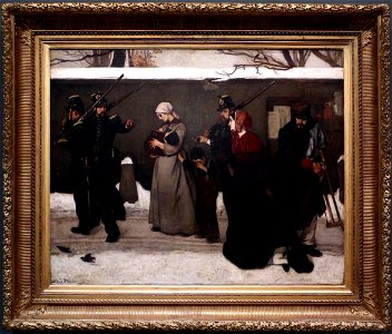 Alfred stevens, quello che si dice vagabondaggio (i cacciatori di vincennes), 1854