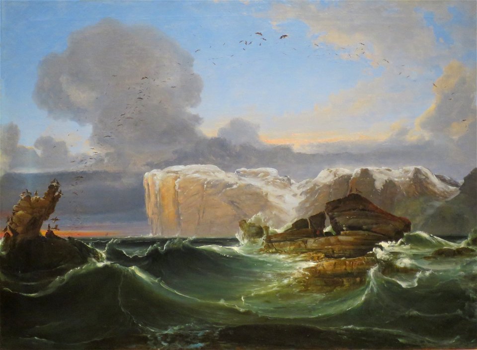 Nordkapp (North Cape) by Peder Balke, 1845, oil on canvas