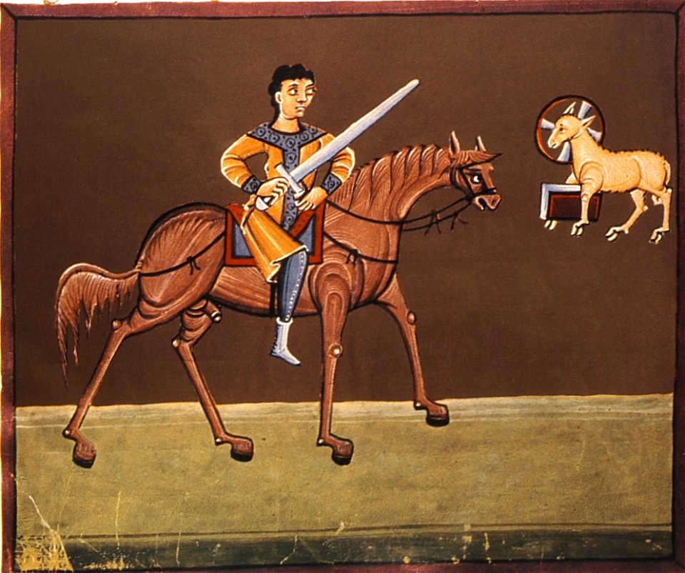 BambergApocalypseFolio014vSecondHorseman