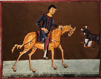 BambergApocalypseFolio016rForthHorseman