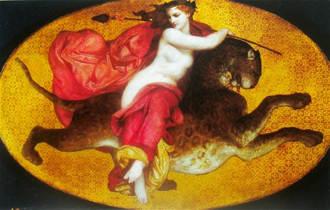Bacchantepanthere W-A Bouguereau