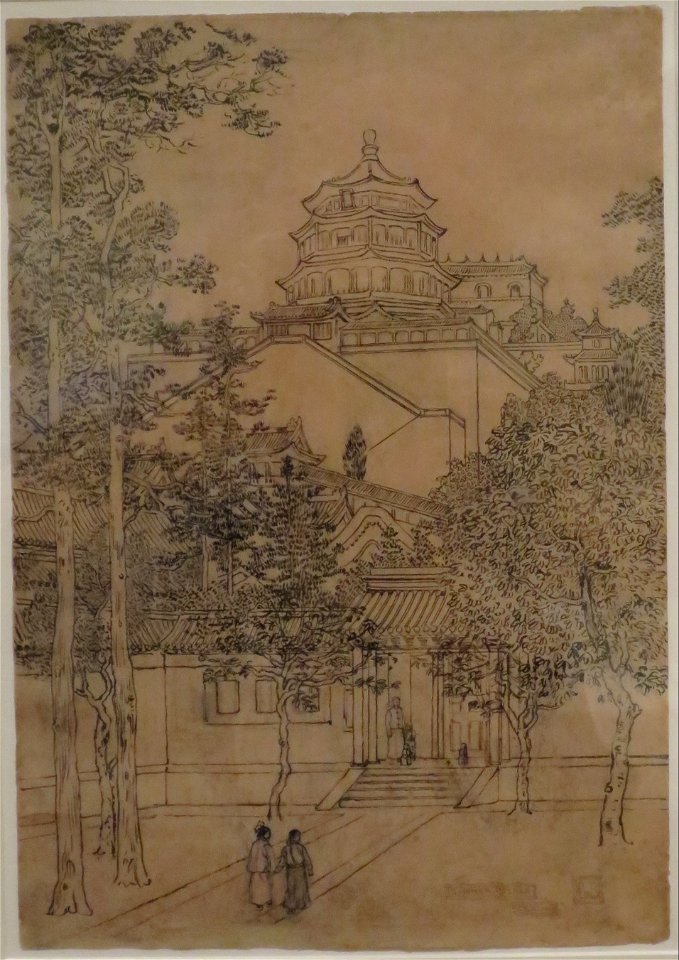 'Summer Palace, Peking' by Charles W. Bartlett, HMA 28114