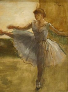 Ballerina by Edgar Degas, San Diego Museum of Art. Free illustration for personal and commercial use.