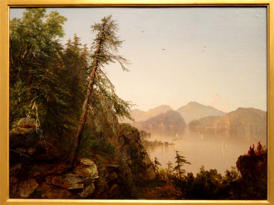 Along the Hudson, 1852, by John Frederick Kensett - SAAM - DSC00830