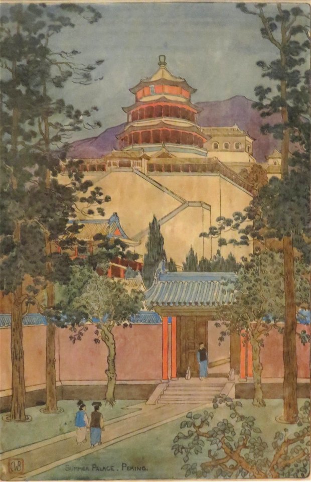 'Summer Palace, Peking' by Charles W. Bartlett, HMA 28530