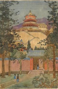 'Summer Palace, Peking' by Charles W. Bartlett, HMA 28530. Free illustration for personal and commercial use.
