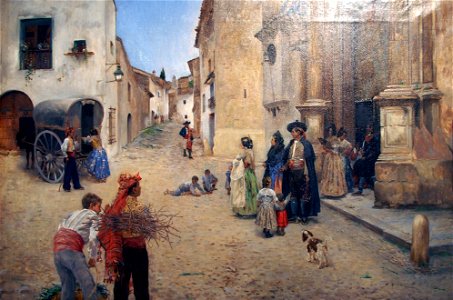 Amat Coming out of Church