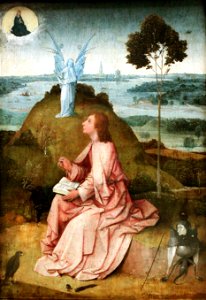 1488 Bosch Der Evangelist Johannes auf der Insel Patmos anagoria
