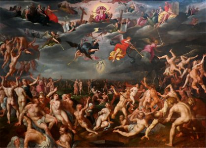 The Last Judgement by Jacob de Backer the Younger, Schorr Collection