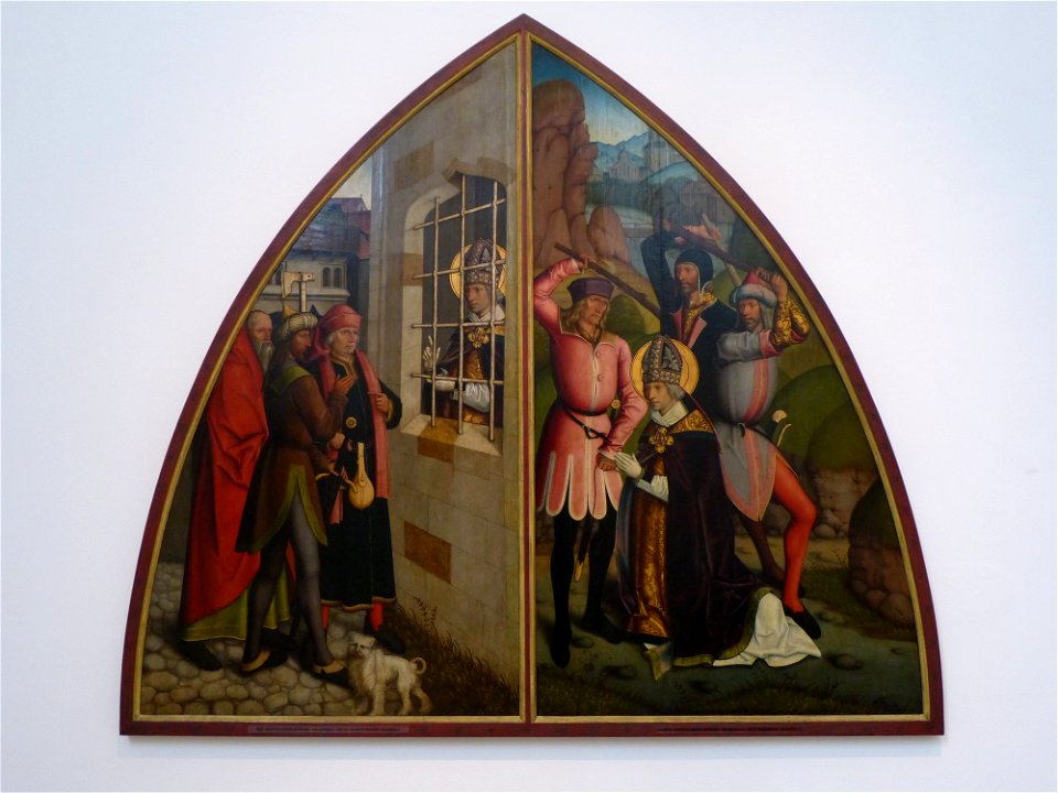 Bartholomäus Zeitblom - Szenen aus der Legende des Hl. Valentin (1455) 02