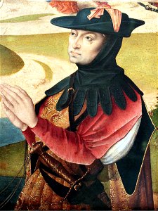 1523 Baegert Knieender Stifter im Jagdkleid anagoria