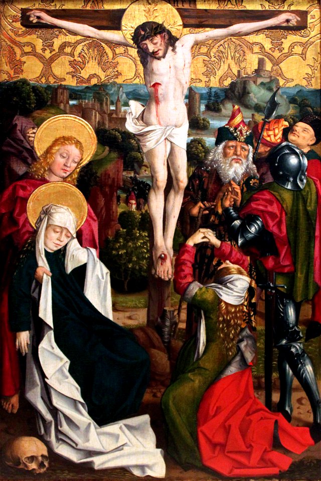 1485 Meister der Ilsung-Madonna Kreuzigung Christi anagoria