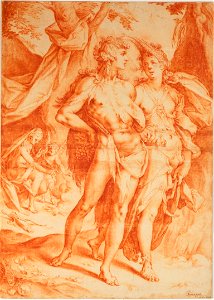 Bartholomeus Spranger (atrib.) - Baco e Ceres