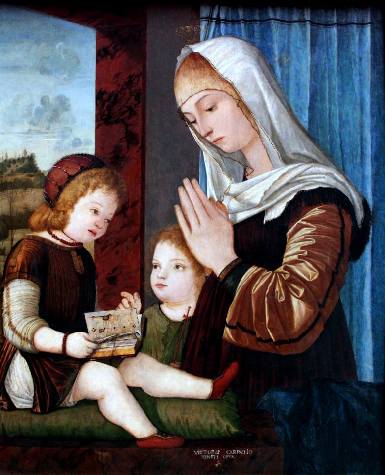 1499 Carpaccio Madonna mit Kind und Johannesknaben anagoria