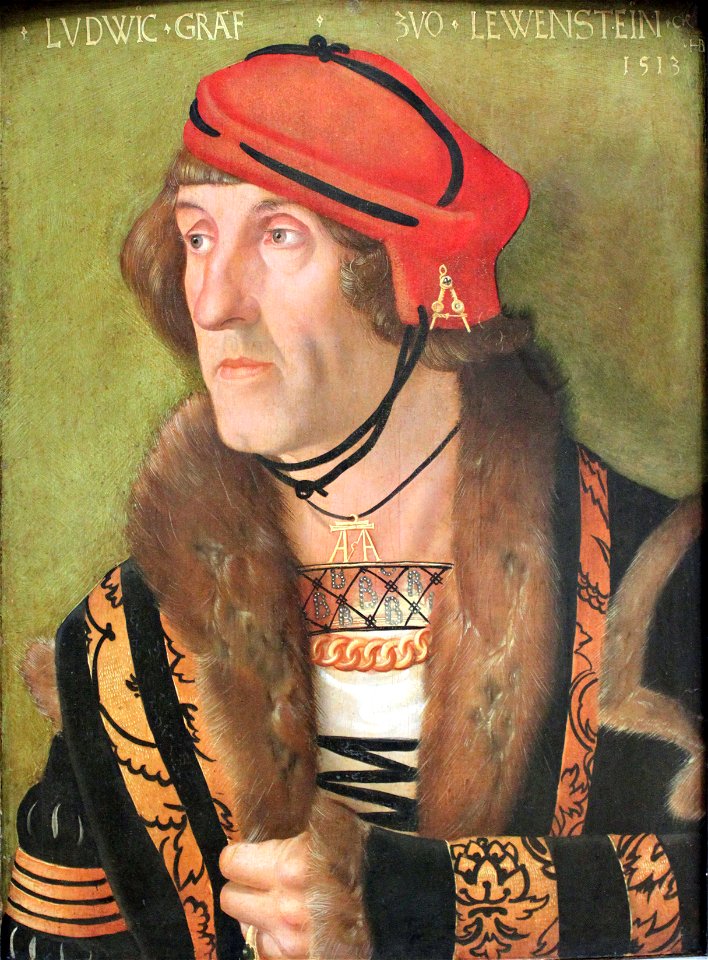 1513 Hans Baldung Grien Ludwig Graf zu Loewenstein anagoria