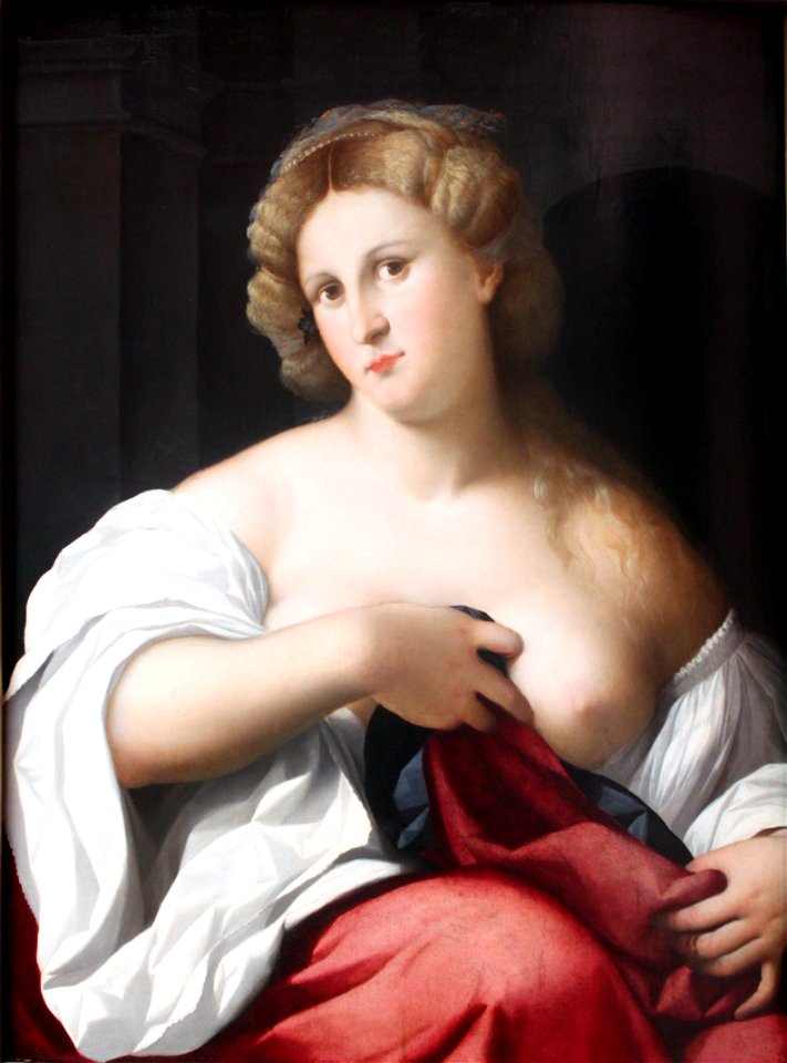 1525 il Vecchio Frau mit entbloesster Brust anagoria