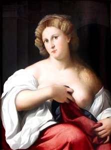 1525 il Vecchio Frau mit entbloesster Brust anagoria