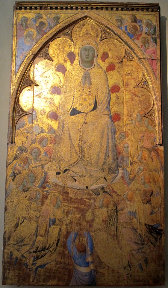 Bartolomeo bulgarini, madonna assunta in cielo da un coro d'angeli, da s.m. della scala