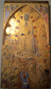 Bartolomeo bulgarini, madonna assunta in cielo da un coro d'angeli, da s.m. della scala