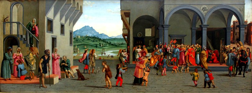 1535 Granacci Darstellung aus dem Leben des jungen Tobias anagoria