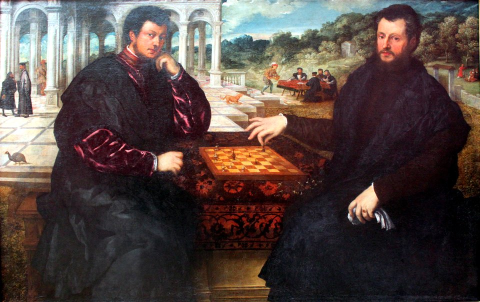 1540 Bortone Zwei Schachspieler anagoria