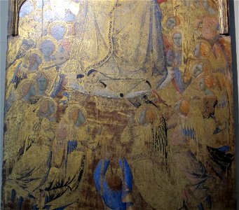Bartolomeo bulgarini, madonna assunta in cielo da un coro d'angeli, da s.m. della scala 2