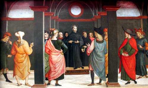 1510 Szene aus dem Leben des heiligen Augustinus 03 anagoria. Free illustration for personal and commercial use.