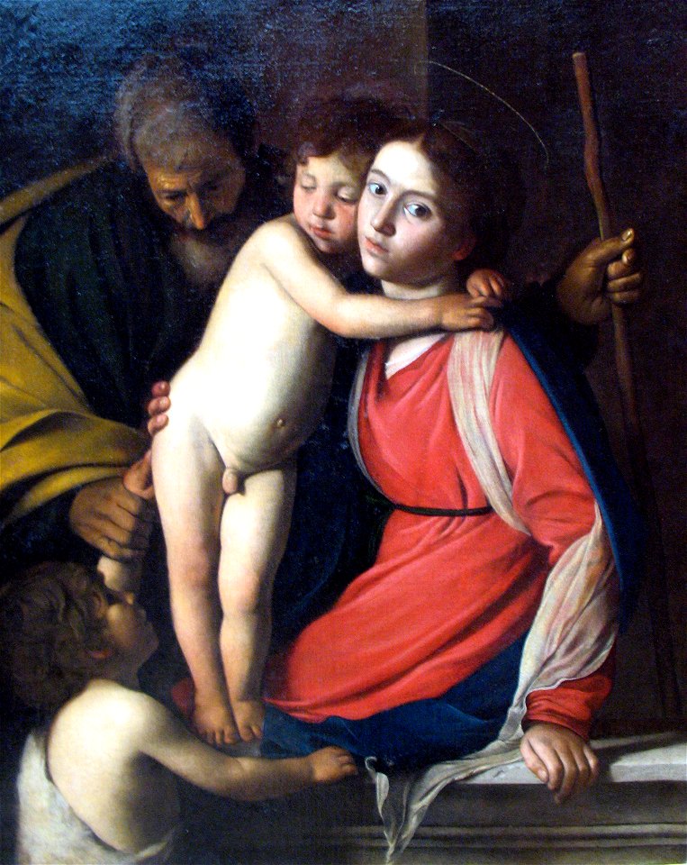 1604 Caravaggio Heilige Familie mit Johannes dem Taeufer anagoria