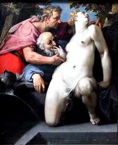 1590 Cornelisz Susanna im Bade anagoria
