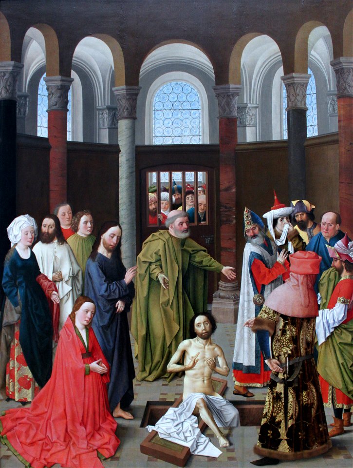 1555 v. Ouwater Die Auferweckung des Lazarus anagoria